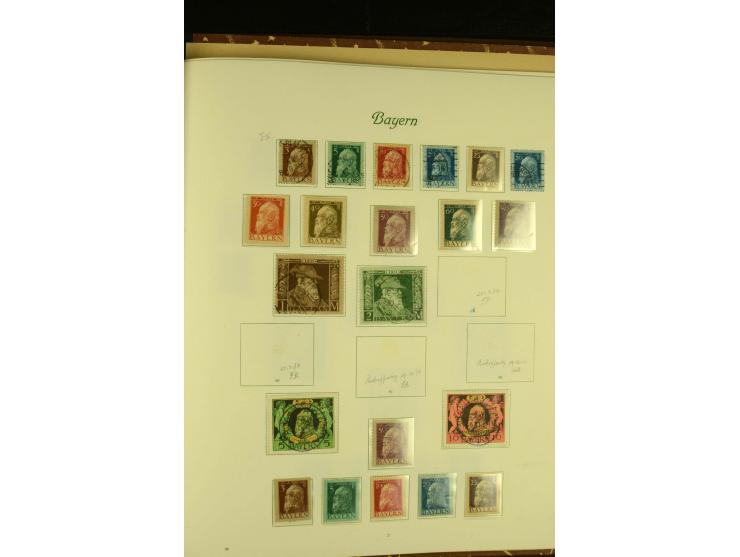 1850/1920, ungebrauchte und gestempelte Sammlung mit mittleren Ausgaben, übliche Erhaltung