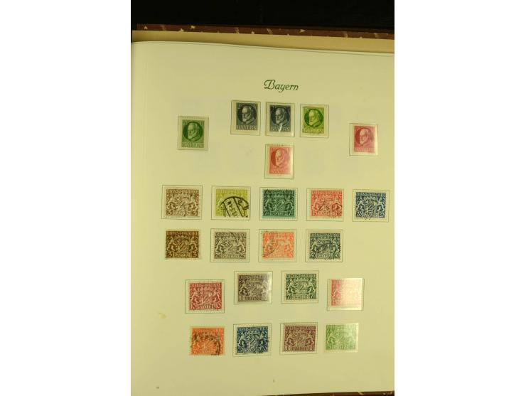 1850/1920, ungebrauchte und gestempelte Sammlung mit mittleren Ausgaben, übliche Erhaltung