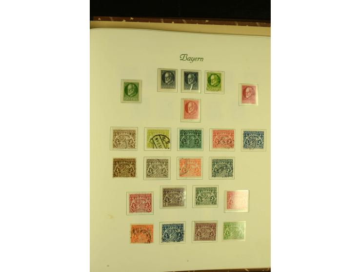 1850/1920, ungebrauchte und gestempelte Sammlung mit mittleren Ausgaben, übliche Erhaltung