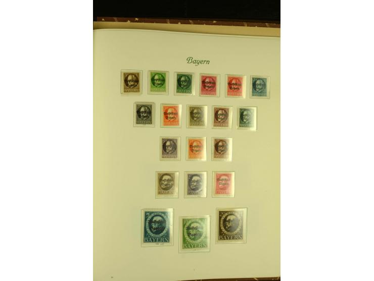 1850/1920, ungebrauchte und gestempelte Sammlung mit mittleren Ausgaben, übliche Erhaltung