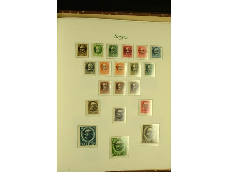1850/1920, ungebrauchte und gestempelte Sammlung mit mittleren Ausgaben, übliche Erhaltung
