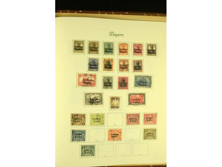 1850/1920, ungebrauchte und gestempelte Sammlung mit mittleren Ausgaben, übliche Erhaltung
