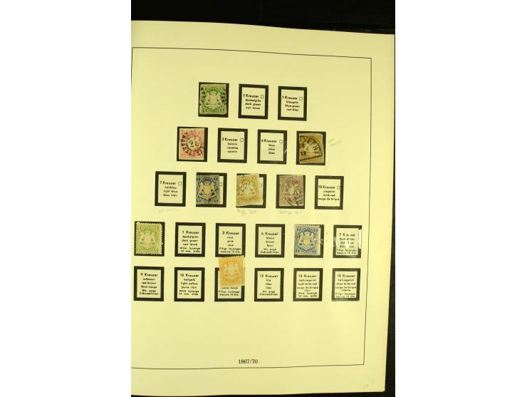 1850/1920, ungebrauchte und gestempelte Sammlung mit mittleren Ausgaben, übliche Erhaltung