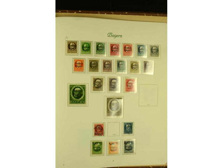 1850/1920, ungebrauchte und gestempelte Sammlung mit mittleren Ausgaben, übliche Erhaltung