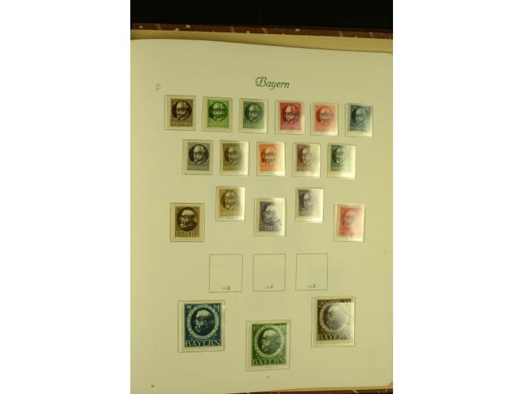 1850/1920, ungebrauchte und gestempelte Sammlung mit mittleren Ausgaben, übliche Erhaltung