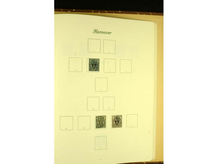 1850/1920, ungebrauchte und gestempelte Sammlung mit mittleren Ausgaben, übliche Erhaltung