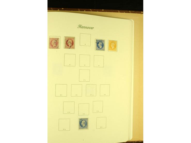 1850/1920, ungebrauchte und gestempelte Sammlung mit mittleren Ausgaben, übliche Erhaltung