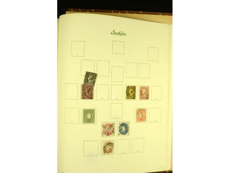 1850/1920, ungebrauchte und gestempelte Sammlung mit mittleren Ausgaben, übliche Erhaltung