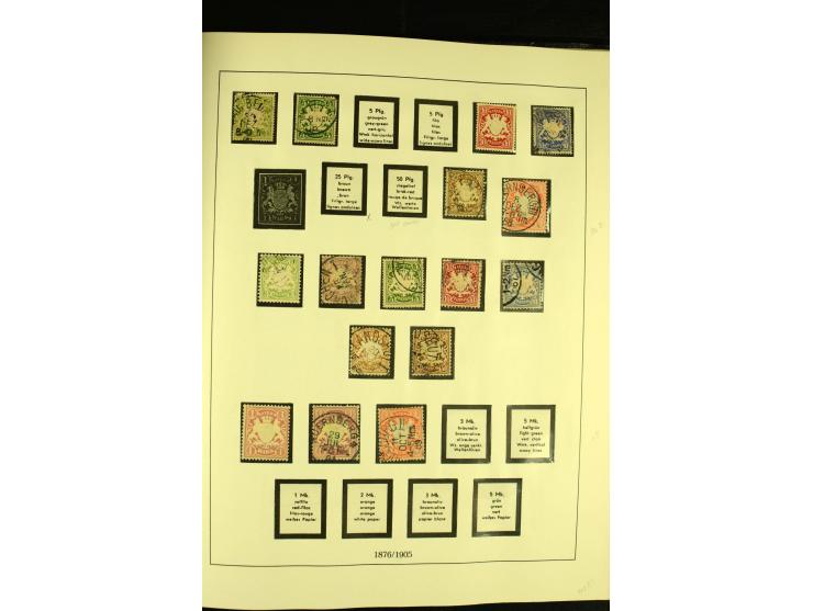 1850/1920, ungebrauchte und gestempelte Sammlung mit mittleren Ausgaben, übliche Erhaltung