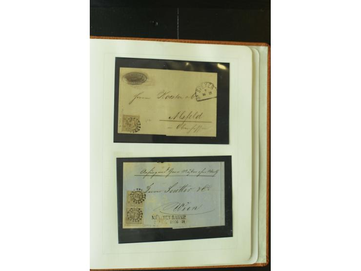 1849/1920, postfrische, ungebrauchte und gestempelte umfangreiche Sammlung, dabei Quadratausgaben sehr reichhaltig, viele gut