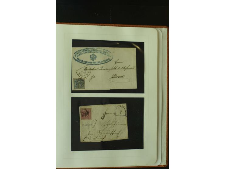 1849/1920, postfrische, ungebrauchte und gestempelte umfangreiche Sammlung, dabei Quadratausgaben sehr reichhaltig, viele gut