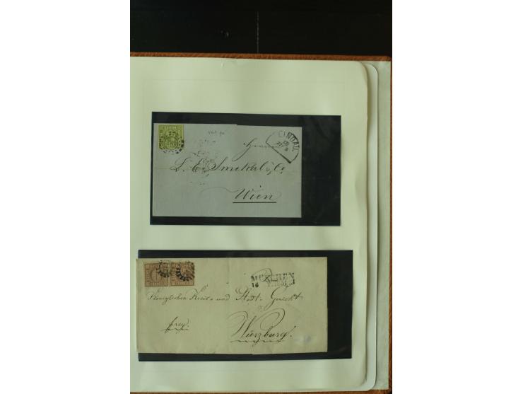 1849/1920, postfrische, ungebrauchte und gestempelte umfangreiche Sammlung, dabei Quadratausgaben sehr reichhaltig, viele gut