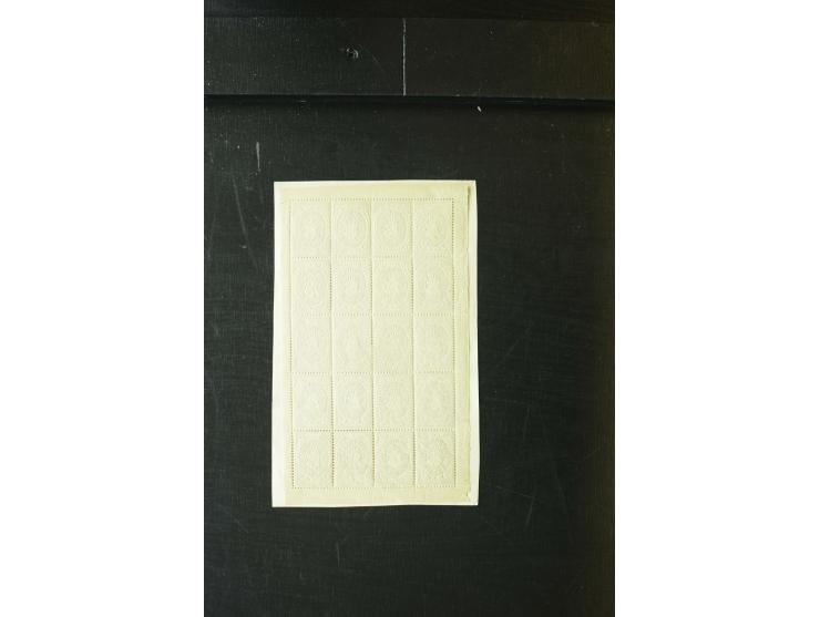 1849/1920, postfrische, ungebrauchte und gestempelte umfangreiche Sammlung, dabei Quadratausgaben sehr reichhaltig, viele gut