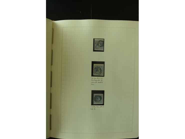 1849/1920, postfrische, ungebrauchte und gestempelte umfangreiche Sammlung, dabei Quadratausgaben sehr reichhaltig, viele gut