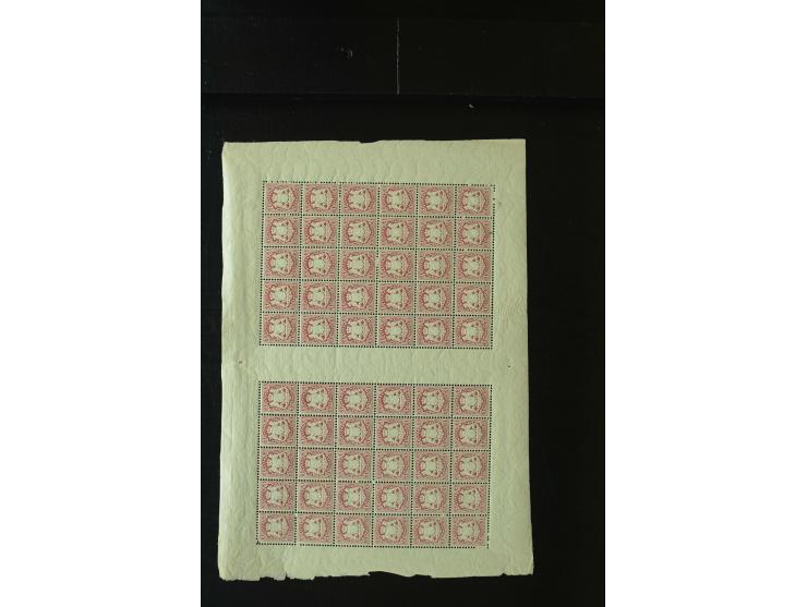 1849/1920, postfrische, ungebrauchte und gestempelte umfangreiche Sammlung, dabei Quadratausgaben sehr reichhaltig, viele gut