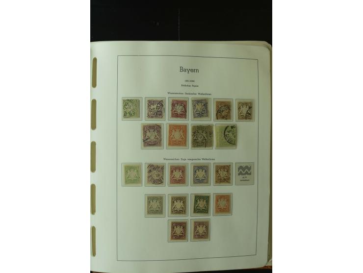 1849/1920, postfrische, ungebrauchte und gestempelte umfangreiche Sammlung, dabei Quadratausgaben sehr reichhaltig, viele gut