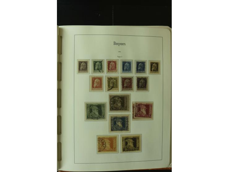 1849/1920, postfrische, ungebrauchte und gestempelte umfangreiche Sammlung, dabei Quadratausgaben sehr reichhaltig, viele gut