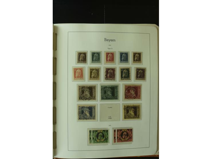 1849/1920, postfrische, ungebrauchte und gestempelte umfangreiche Sammlung, dabei Quadratausgaben sehr reichhaltig, viele gut