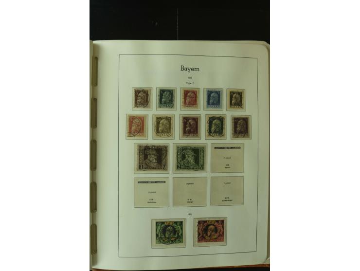 1849/1920, postfrische, ungebrauchte und gestempelte umfangreiche Sammlung, dabei Quadratausgaben sehr reichhaltig, viele gut