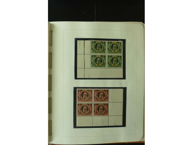 1849/1920, postfrische, ungebrauchte und gestempelte umfangreiche Sammlung, dabei Quadratausgaben sehr reichhaltig, viele gut