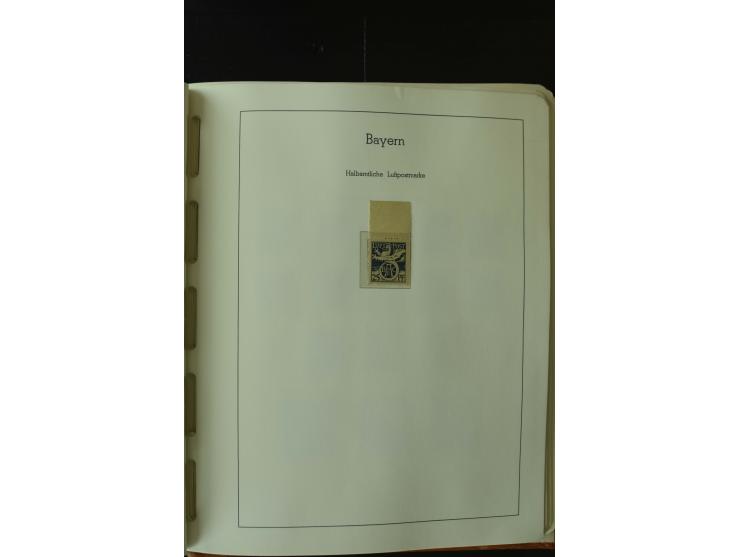 1849/1920, postfrische, ungebrauchte und gestempelte umfangreiche Sammlung, dabei Quadratausgaben sehr reichhaltig, viele gut