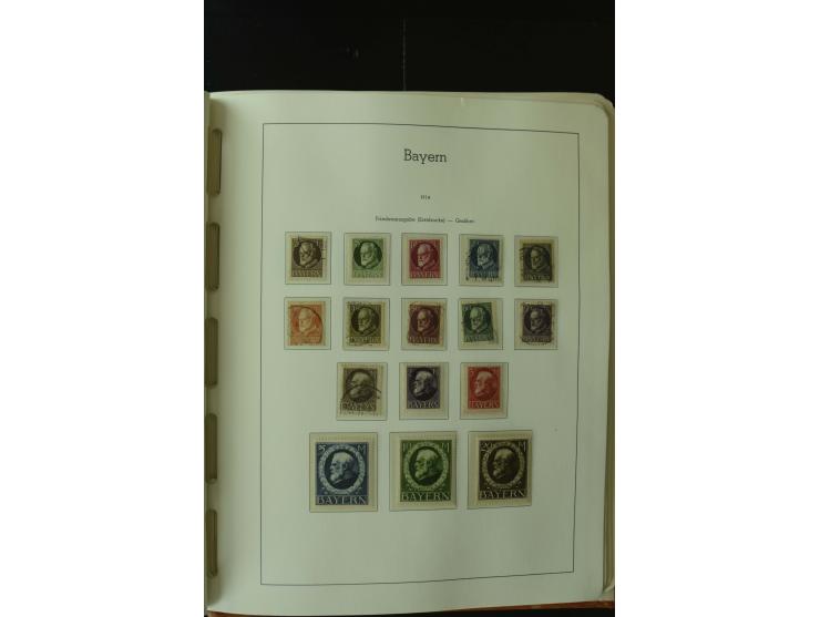 1849/1920, postfrische, ungebrauchte und gestempelte umfangreiche Sammlung, dabei Quadratausgaben sehr reichhaltig, viele gut