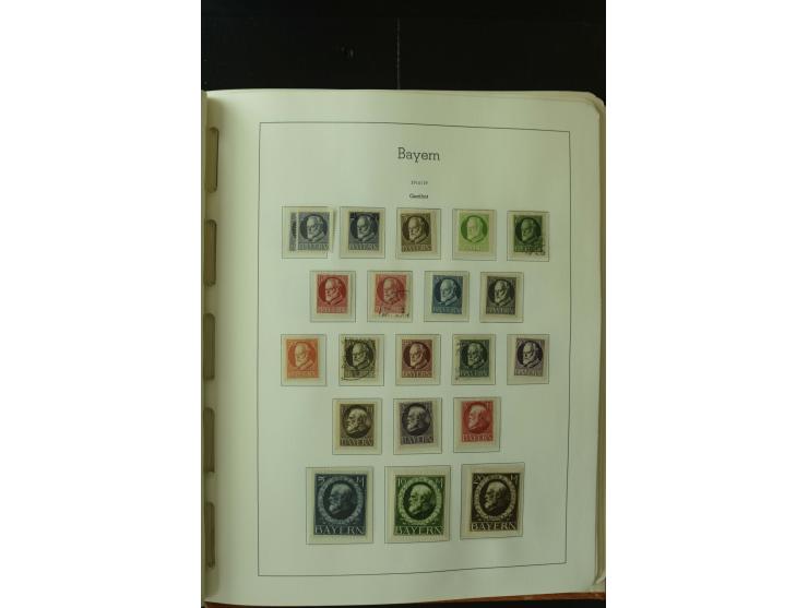 1849/1920, postfrische, ungebrauchte und gestempelte umfangreiche Sammlung, dabei Quadratausgaben sehr reichhaltig, viele gut