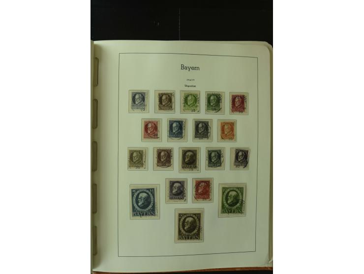 1849/1920, postfrische, ungebrauchte und gestempelte umfangreiche Sammlung, dabei Quadratausgaben sehr reichhaltig, viele gut