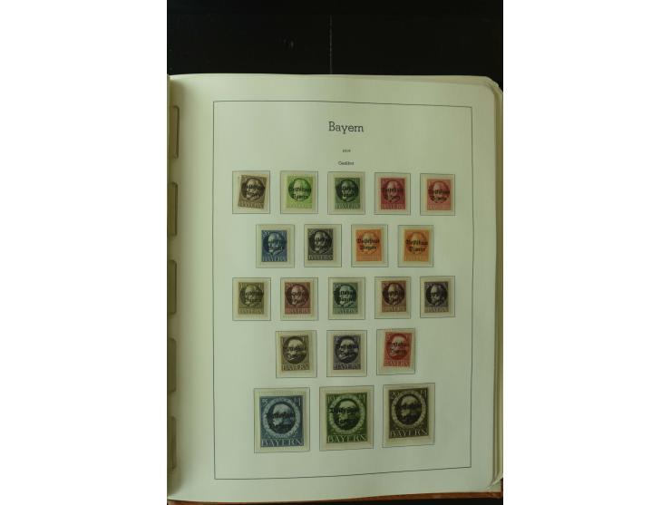 1849/1920, postfrische, ungebrauchte und gestempelte umfangreiche Sammlung, dabei Quadratausgaben sehr reichhaltig, viele gut