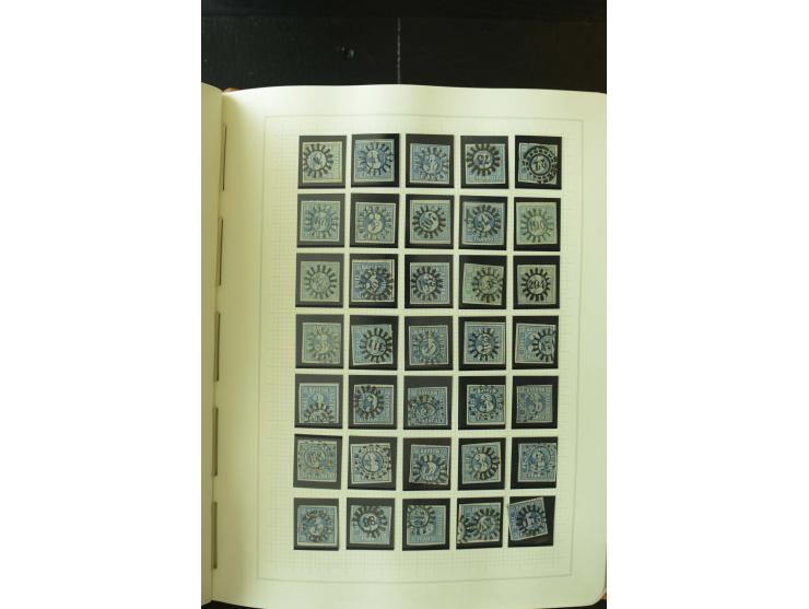1849/1920, postfrische, ungebrauchte und gestempelte umfangreiche Sammlung, dabei Quadratausgaben sehr reichhaltig, viele gut