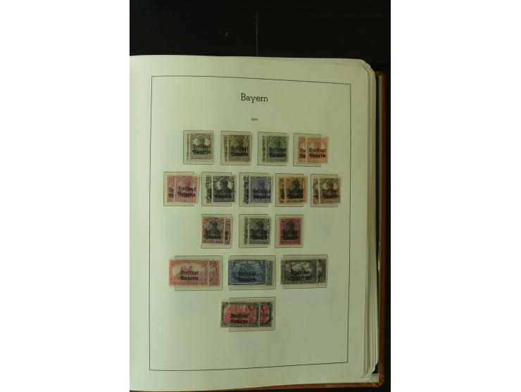 1849/1920, postfrische, ungebrauchte und gestempelte umfangreiche Sammlung, dabei Quadratausgaben sehr reichhaltig, viele gut