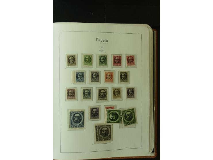 1849/1920, postfrische, ungebrauchte und gestempelte umfangreiche Sammlung, dabei Quadratausgaben sehr reichhaltig, viele gut