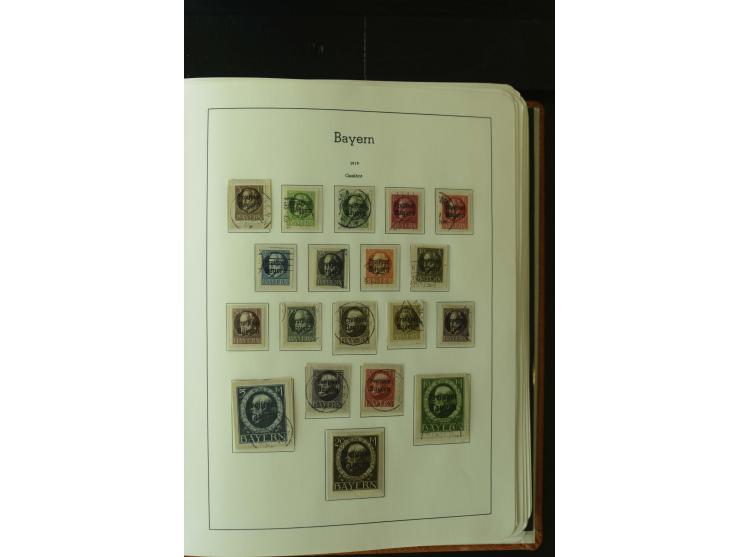 1849/1920, postfrische, ungebrauchte und gestempelte umfangreiche Sammlung, dabei Quadratausgaben sehr reichhaltig, viele gut