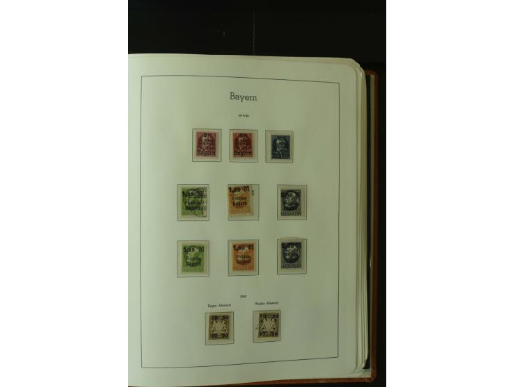 1849/1920, postfrische, ungebrauchte und gestempelte umfangreiche Sammlung, dabei Quadratausgaben sehr reichhaltig, viele gut