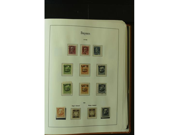 1849/1920, postfrische, ungebrauchte und gestempelte umfangreiche Sammlung, dabei Quadratausgaben sehr reichhaltig, viele gut
