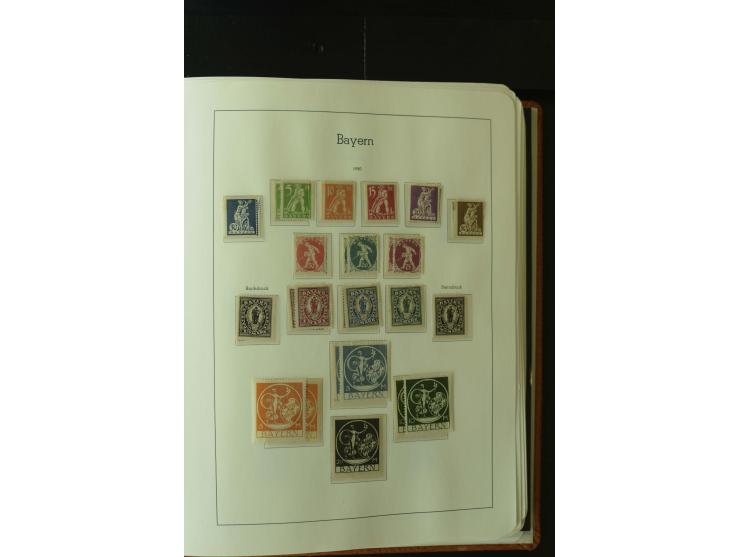 1849/1920, postfrische, ungebrauchte und gestempelte umfangreiche Sammlung, dabei Quadratausgaben sehr reichhaltig, viele gut