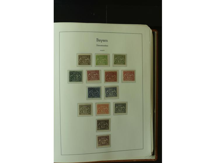 1849/1920, postfrische, ungebrauchte und gestempelte umfangreiche Sammlung, dabei Quadratausgaben sehr reichhaltig, viele gut