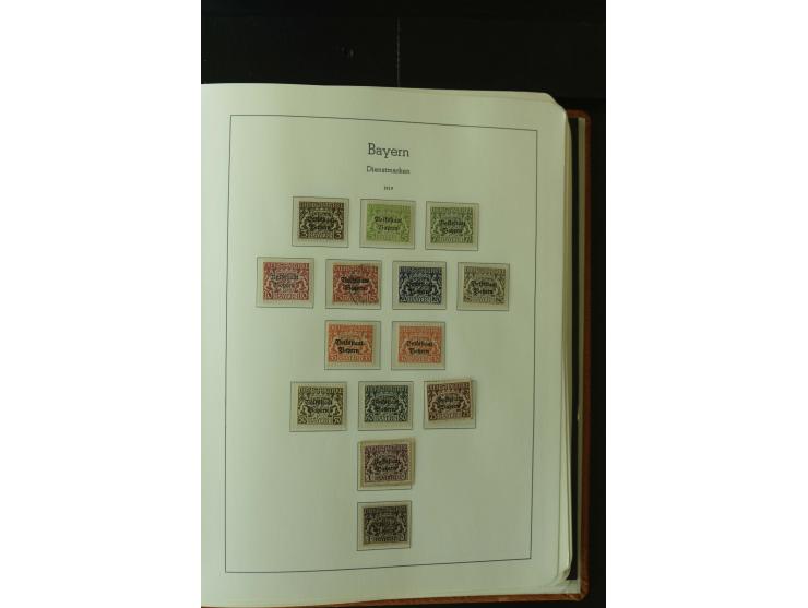 1849/1920, postfrische, ungebrauchte und gestempelte umfangreiche Sammlung, dabei Quadratausgaben sehr reichhaltig, viele gut
