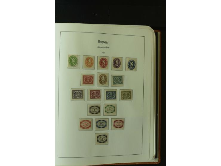 1849/1920, postfrische, ungebrauchte und gestempelte umfangreiche Sammlung, dabei Quadratausgaben sehr reichhaltig, viele gut