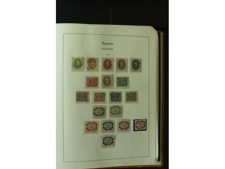 1849/1920, postfrische, ungebrauchte und gestempelte umfangreiche Sammlung, dabei Quadratausgaben sehr reichhaltig, viele gut