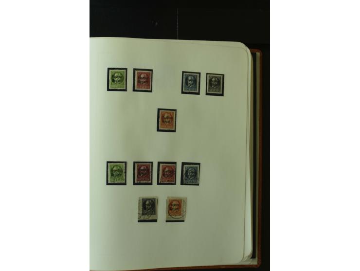 1849/1920, postfrische, ungebrauchte und gestempelte umfangreiche Sammlung, dabei Quadratausgaben sehr reichhaltig, viele gut