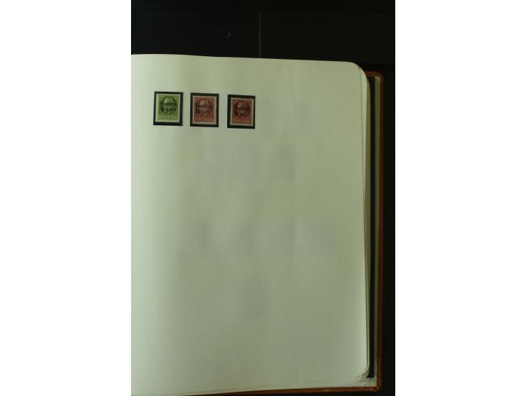 1849/1920, postfrische, ungebrauchte und gestempelte umfangreiche Sammlung, dabei Quadratausgaben sehr reichhaltig, viele gut