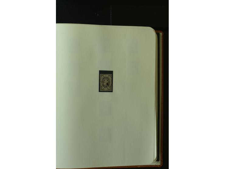 1849/1920, postfrische, ungebrauchte und gestempelte umfangreiche Sammlung, dabei Quadratausgaben sehr reichhaltig, viele gut