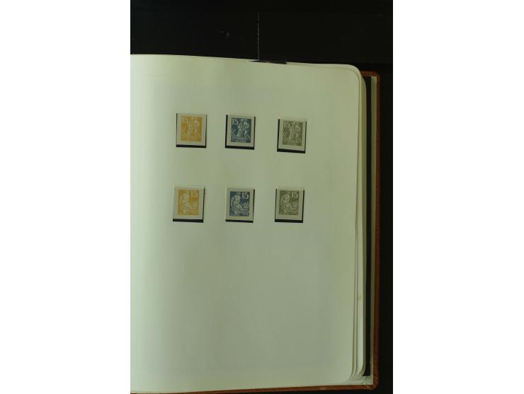 1849/1920, postfrische, ungebrauchte und gestempelte umfangreiche Sammlung, dabei Quadratausgaben sehr reichhaltig, viele gut