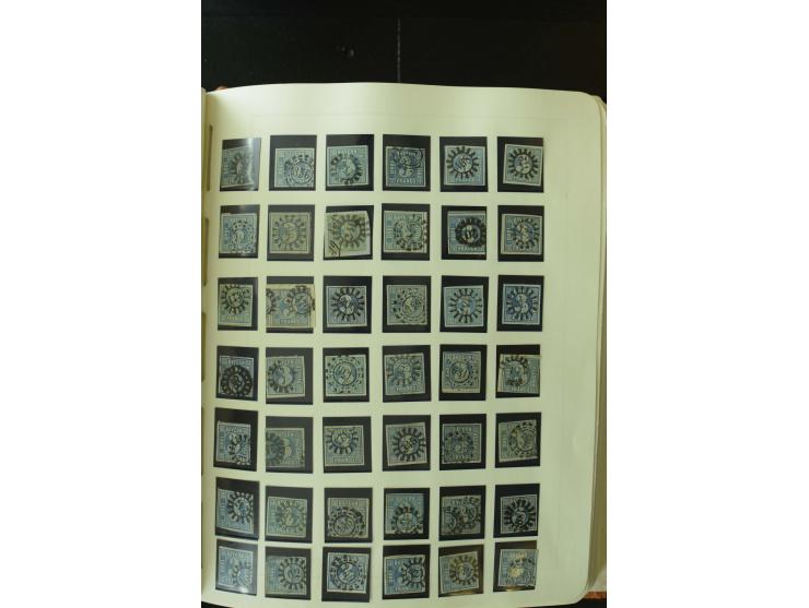 1849/1920, postfrische, ungebrauchte und gestempelte umfangreiche Sammlung, dabei Quadratausgaben sehr reichhaltig, viele gut