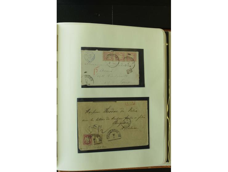 1849/1920, postfrische, ungebrauchte und gestempelte umfangreiche Sammlung, dabei Quadratausgaben sehr reichhaltig, viele gut