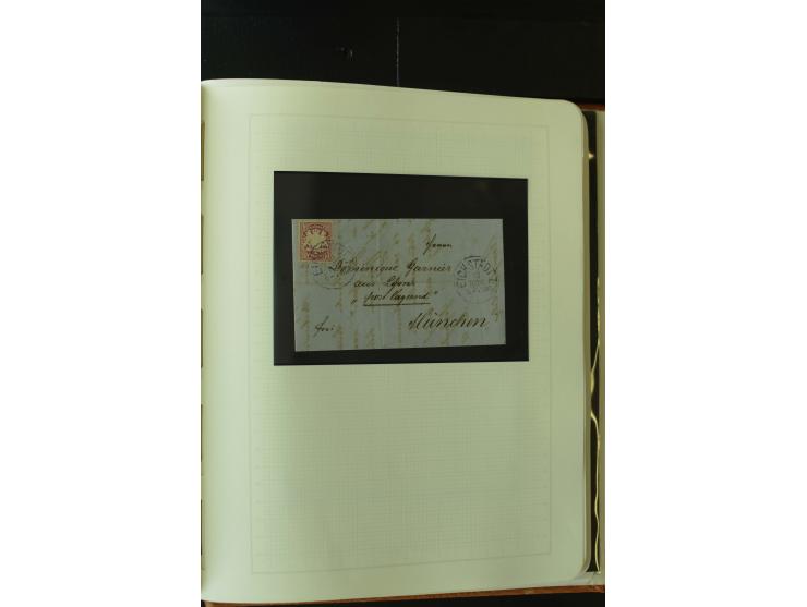 1849/1920, postfrische, ungebrauchte und gestempelte umfangreiche Sammlung, dabei Quadratausgaben sehr reichhaltig, viele gut