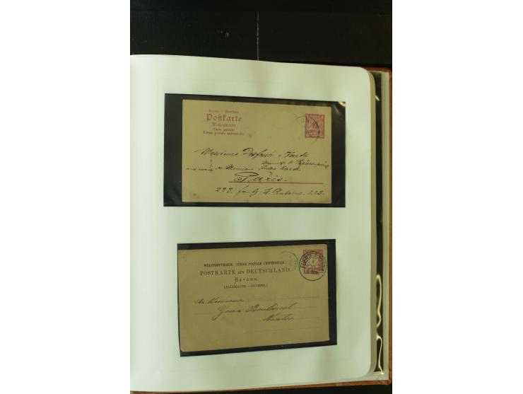 1849/1920, postfrische, ungebrauchte und gestempelte umfangreiche Sammlung, dabei Quadratausgaben sehr reichhaltig, viele gut