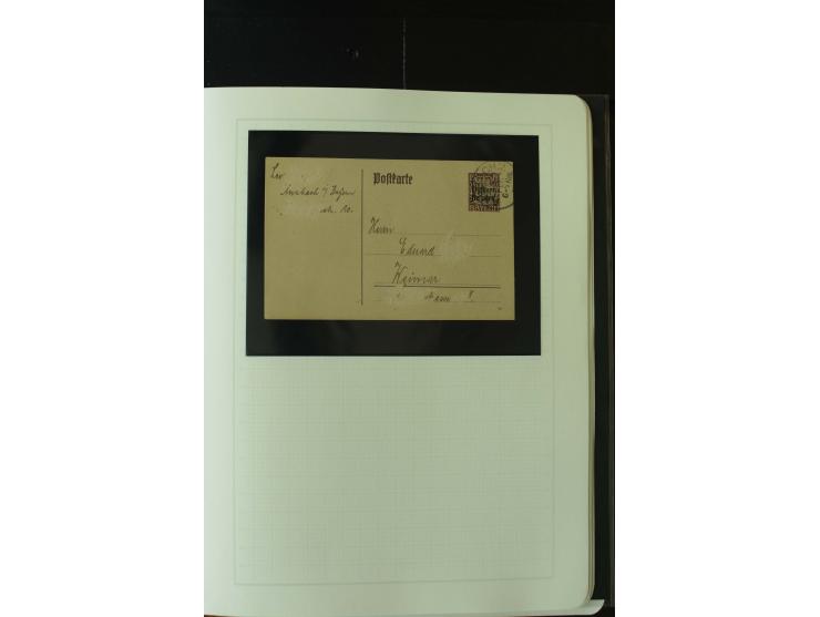 1849/1920, postfrische, ungebrauchte und gestempelte umfangreiche Sammlung, dabei Quadratausgaben sehr reichhaltig, viele gut