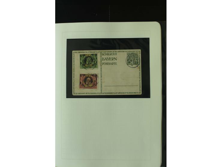 1849/1920, postfrische, ungebrauchte und gestempelte umfangreiche Sammlung, dabei Quadratausgaben sehr reichhaltig, viele gut